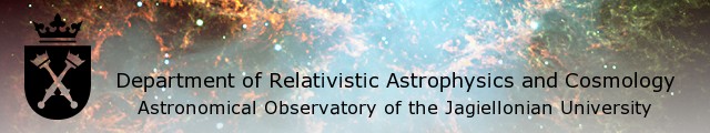 Department of Relativistic Astrophysics and Cosmology